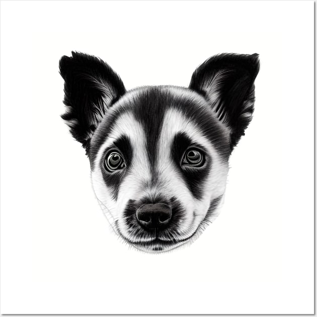 Australian Cattle Dog Puppy Wall Art by KayBee Gift Shop